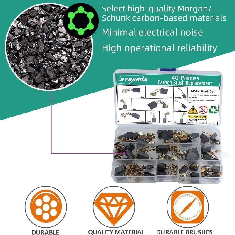 Universal Carbon Brush Set for Power Tools