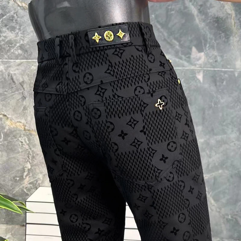 L&G fashionable all-match slim fit trousers