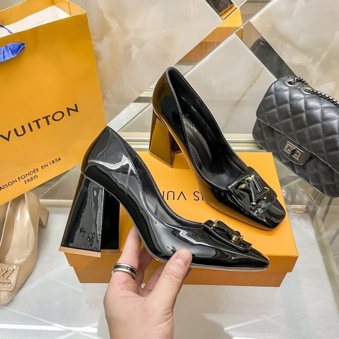 New Handmade Fashion V Logo Women's High heels XC042025052006