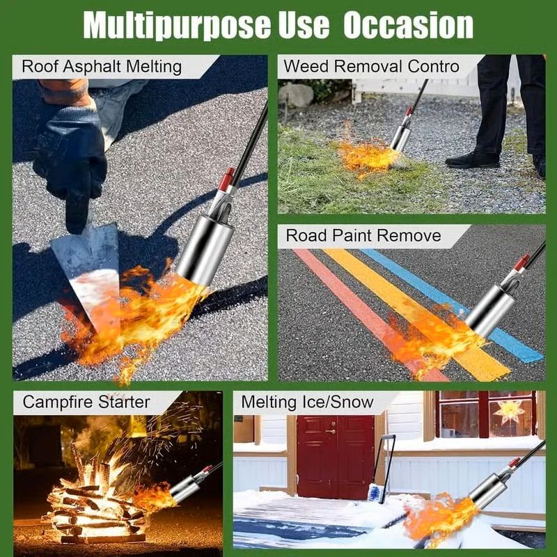 New Propane Torch Weed Burner Kit