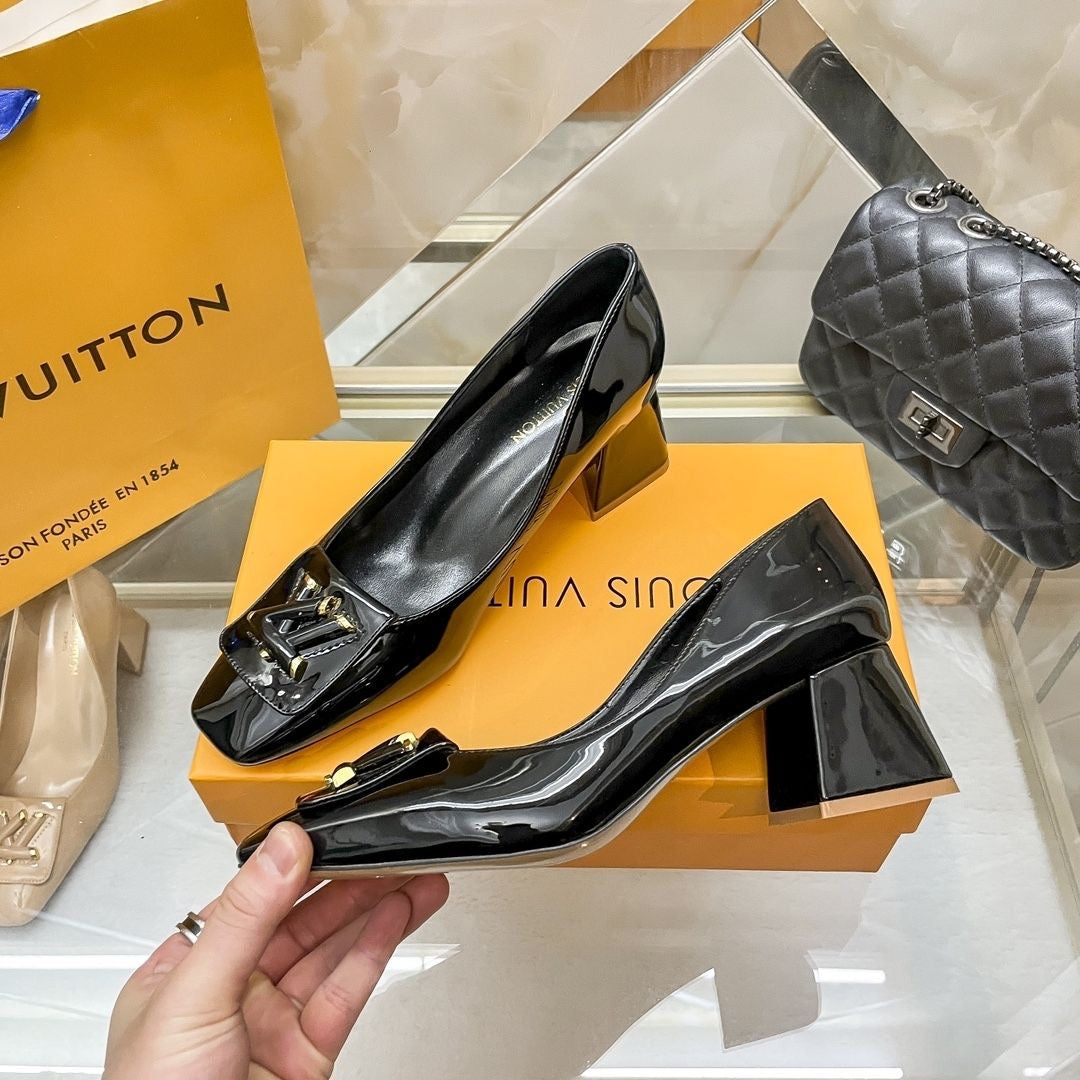 New Handmade Fashion V Logo Women's High heels XC042025052006