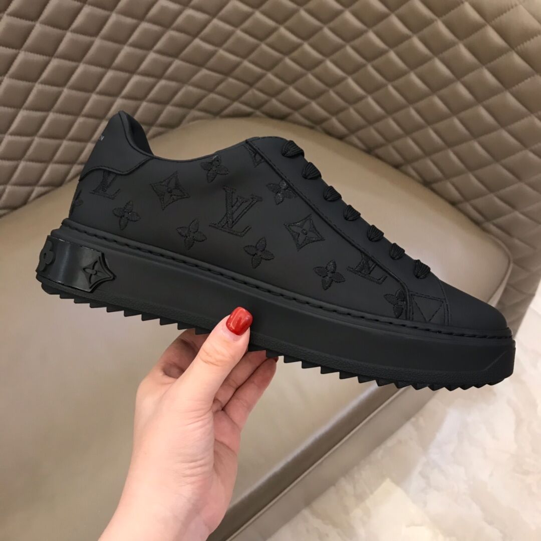 Black Monogram Luxembourg Sneaker