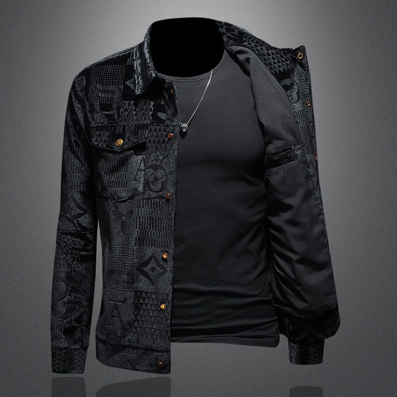 Fashion Printed Denim Jacket PD1023080309