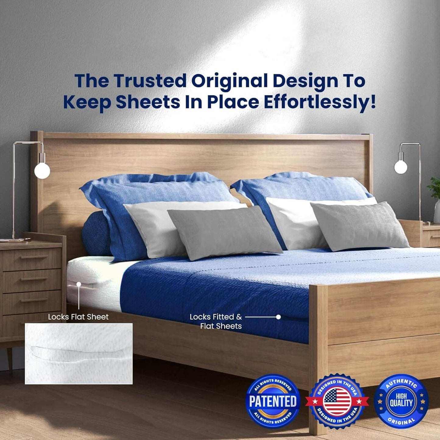 Sheet Holders Secure Bed Sheets Firmly in Place