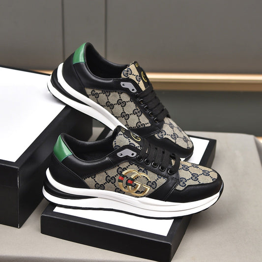 Classic Texture G Logo New Fashion Sneakers