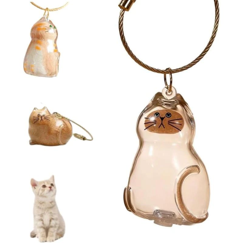 Yopoll Cat Memorial Keychain Set
