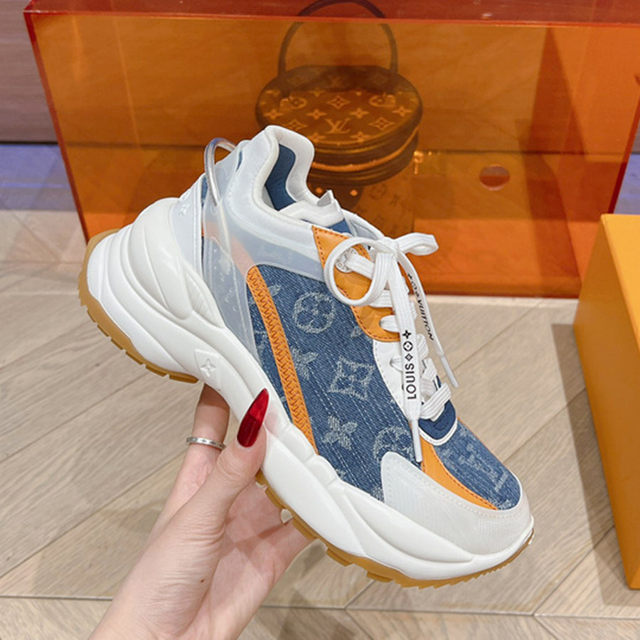 LUV The Latest Fashion Color Matching Women's All-match Casual Sneakers 0424082813