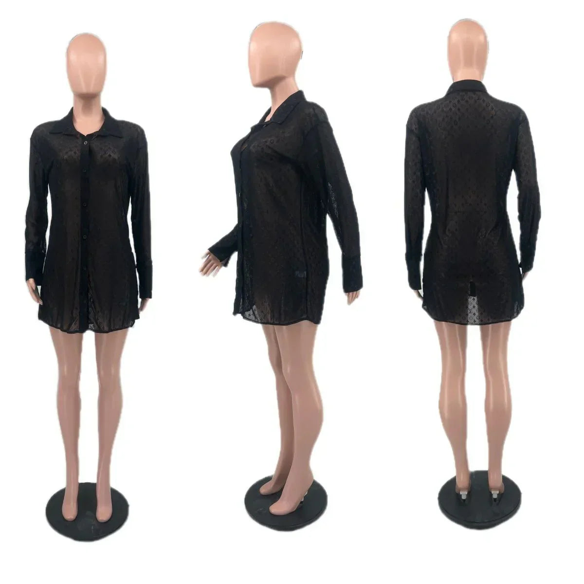 New Sexy Mesh Shirt Top 1024071933