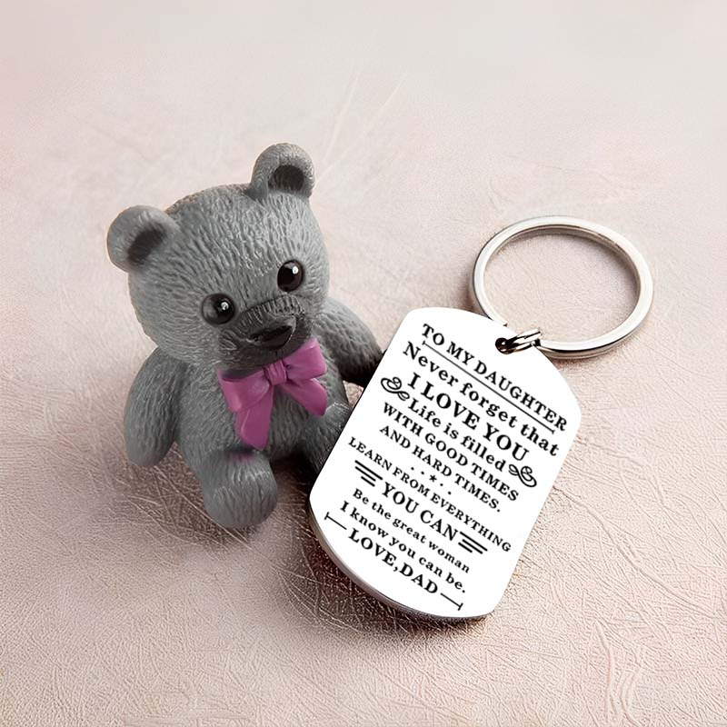 Be The Great Man/Woman - Inspirational Keychain