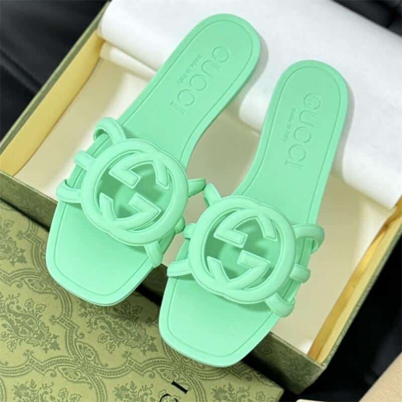 G Women Interlocking G Espadrille Slides 10240627