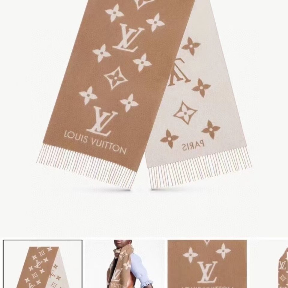 Double-sided cashmere lengthening and thickening fashion warm tassel letter shawl scarf