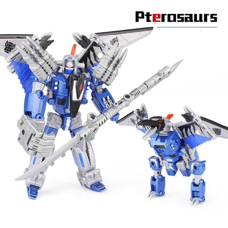 Large Dinosaur Robot Transforming Toys Transform Dinosaurs Action Figures 5 in 1 Playset