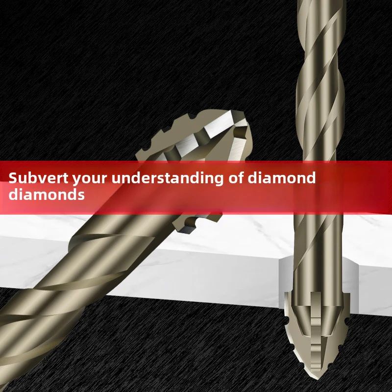 High-Strength Eccentric Twist Drill Bit