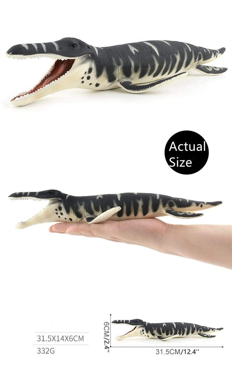 12" Realistic Liopleurodon Dinosaur Solid Action Figure Model Toy Decor