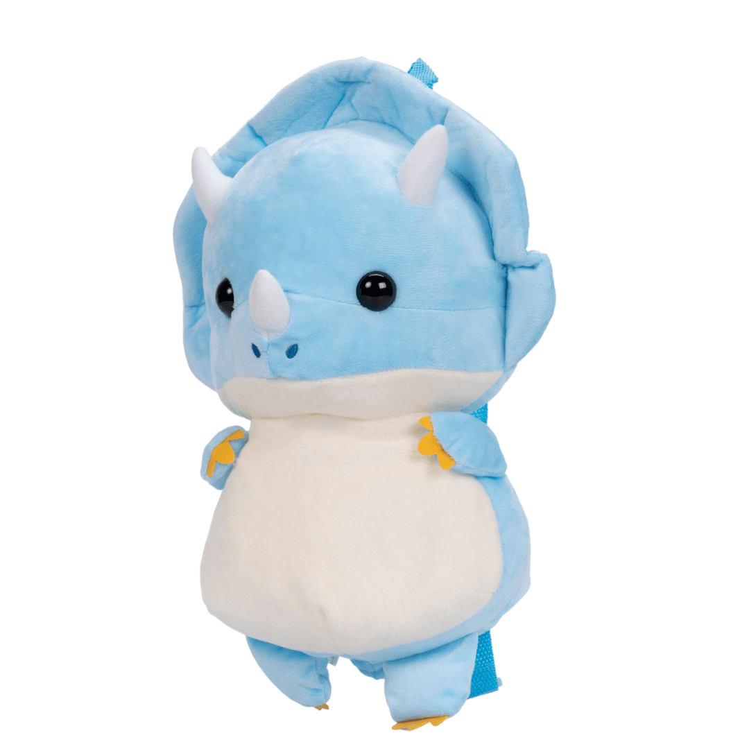 Dinosaur T Rex Bag Triceratops Backpack Soft Plush Toy Purse for Kids Gift